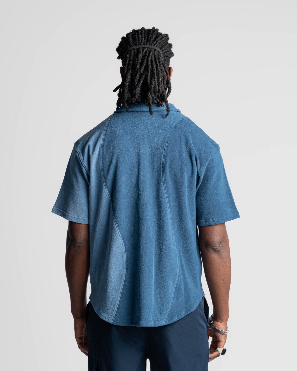 Dime Terry Cloth Shirt | DIMEHO2410BLU | AFEW STORE